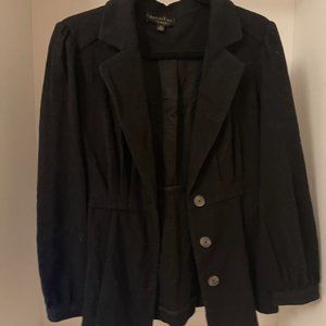 Anthropologie Current Air Black Blazer